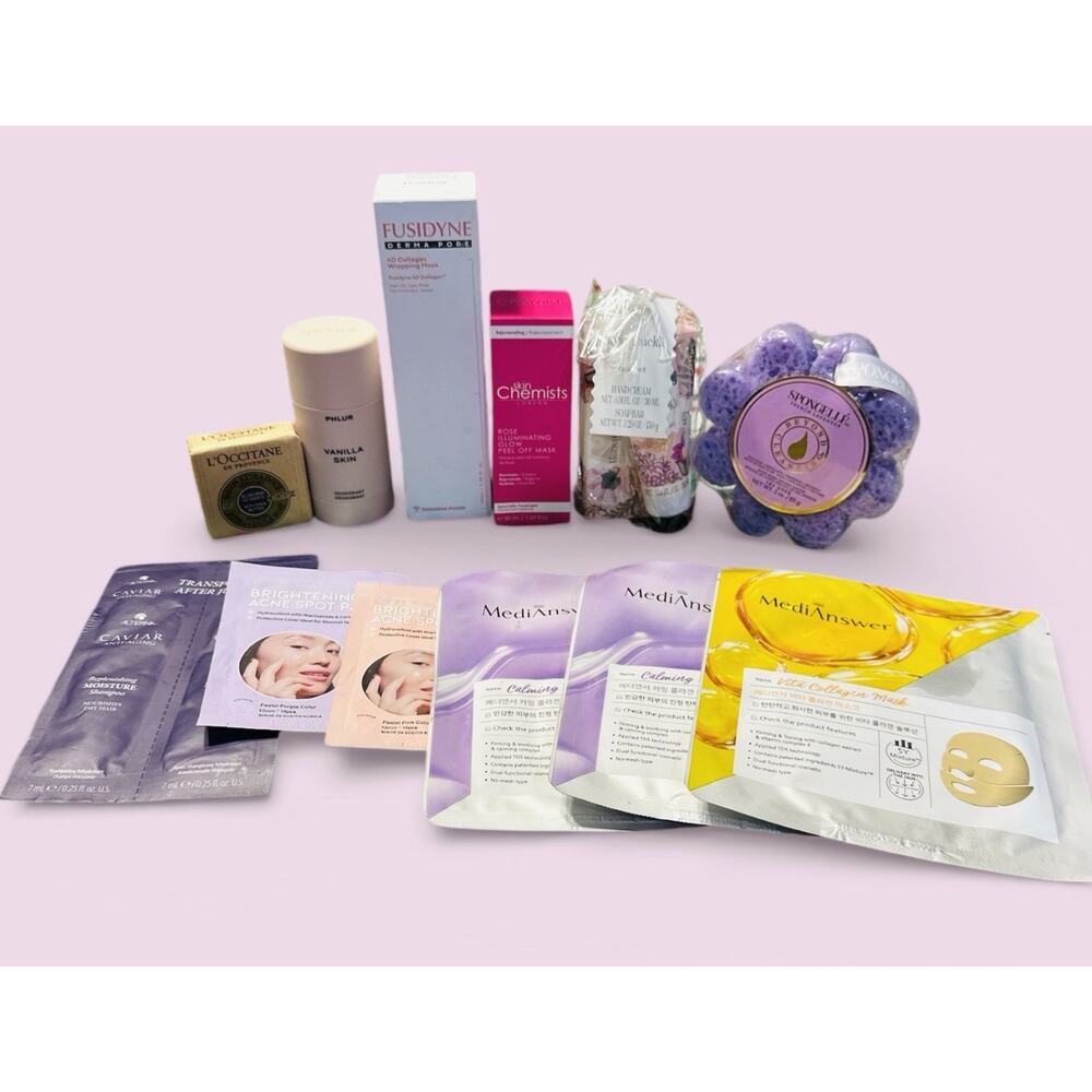 13 Health Mixed Makeup Beauty Bundle Skin Care Mask Bath & Hand Soap Shampoo NEW
